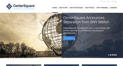 Desktop Screenshot of centersquare.com